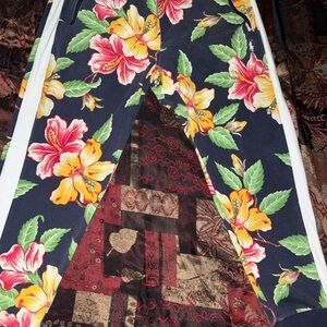 Polo Ralph Lauren Floral Hibiscus Graphic Print Double Knit Joggers